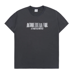 ÁO ADLV CRAYON DRAWING CHARCOAL T-SHIRT - Áo thun cổ tròn tay lỡ, màu than chì