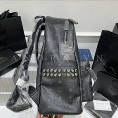 MCM STARK BACKPACK (BLACK - Size Medium 40cm)