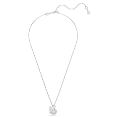 SWAROVSKI Swan pendant (Mixed cuts, Swan, White) - Dây cổ, chuyền, đính đá pha lê trắng, thiên nga - JEWELRY NECKLACE