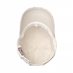 Mũ MLB Diamond Monogram Jacquard Structure Ball Cap New York Yankees Cream - Mũ lưỡi trai, nón kết màu trắng kem