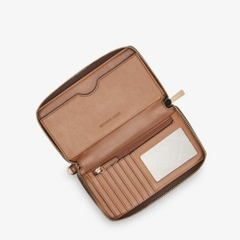 MICHAEL KORS MK OUTLET JET SET SIGNATURE LOGO SMARTPHONE WRISTLET - Ví cầm tay, đựng thẻ card, tiền, khoá kéo, dáng dài