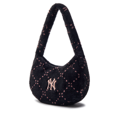 Túi MLB Diamond Monogram Fur Hobo Bag New York Yankees