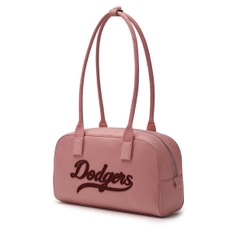 Túi MLB Varsity Cursive Denim Shoulder Bag LA Dodgers Pink - Túi xách, đeo vai màu hồng