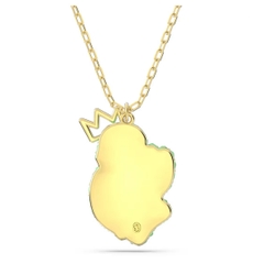 SWAROVSKI Swan pendant (Green, Gold-tone plated) - Dây cổ, dây chuyền thiên nga, pha lê xanh - JEWELRY NECKLACE
