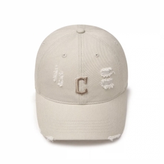 MLB Damage Washing Unstructured Ball Cap Cleveland Guardians SAND - Mũ lưỡi trai, nón kết