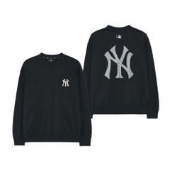 ÁO MLB SWEATSHIRT CLASSIC MONOGRAM BIG LUX OVERFIT SWEATSHIRTS NEW YORK YANKEES BLACK