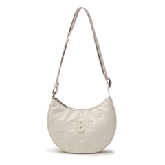 Túi MLB Classic Monogram New Emboss Cross Bag B Boston Cream - Túi xách, đeo chéo màu trắng kem