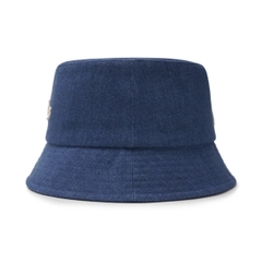 MLB Unisex Cursive Lettering Denim Bucket Hat LA Dodgers Indigo - Mũ vành tròn, màu xanh