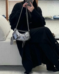 TÚI BALENCIAGA LE CAGOLE CHAIN BAG XS SILVER