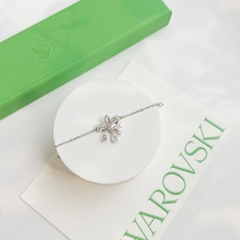 SWAROVSKI Volta bracelet (Bow, White, Rhodium plated) - Vòng/lắc tay hình nơ trắng - JEWELRY