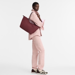 CHÍNH HÃNG - LARGE SIZE - TÚI LONGCHAMP LE PLIAGE GREEN L TOTE BAG - GRN - Túi xách màu đỏ lựu