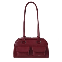 STAND OIL CHUBBY BAG - RED WINE - Túi xách, đeo vai màu đỏ rượu