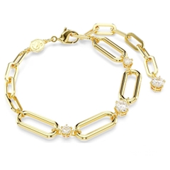 SWAROVSKI Constella bracelet (White, Gold-tone plated) - Vòng/lắc tay nối pha lê trắng - JEWELRY