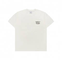 ÁO THUN ADLV DOODLE FUZZY RABBIT CREAM  T-SHIRT - TRẮNG KEM