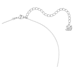 SWAROVSKI Lifelong Bow pendant (Bow, Pink, Rhodium plated) - Dây cổ, dây chuyền, hình nơ, pha lê hồng - JEWELRY NECKLACE