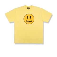 Áo Drew House Mascot SS Teê LIGHT YELLOW T-SHIRT - Áo thun cổ tròn tay lở màu vàng tươi