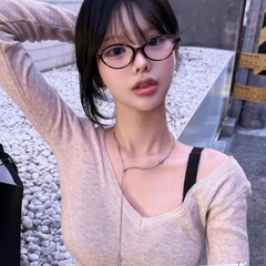 CHÍNH HÃNG - KÍNH MẮT RIETI ERICA - C1 BLACK / C4 LEOPARD - Gọng đen hoặc nâu beo đồi mồi, tròng kính trong suốt