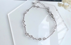 SWAROVSKI Remix Collection strand (Round cut, White, Rhodium plated) - Vòng, lắc tay, pha lê trắng - JEWELRY BRACELET