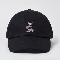 SPAO BEAR BALL CAP BLACK - Mũ lưỡi trai, nón kết màu đen