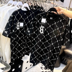 ÁO NEW ERA DIA MONOGRAM B BLACK T-SHIRT