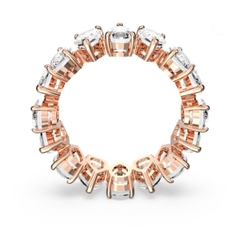 SWAROVSKI Vittore ring (Drop cut, White, Rose gold-tone plated) - RINGS - Nhẫn pha lê cắt giọt - SWAROVSKI JEWELRY