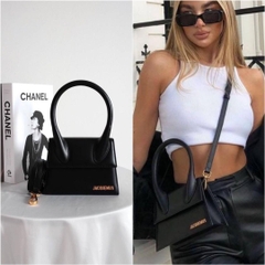 TÚI JACQUEMUS MOYEN CHIQUITO SIZE 18CM BLACK ĐEN
