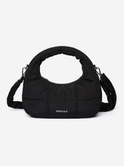 TÚI WHOAU PADDED HOBO BLACK BAG - TÚI XÁCH PHAO MÀU ĐEN