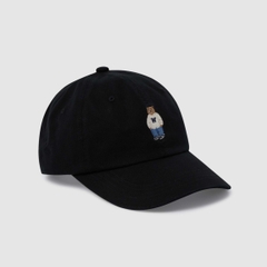 WHOAU Steve Washed Ball Cap - Mũ lưỡi trai, nón kết màu đen