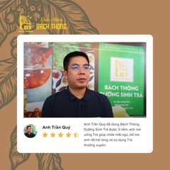 Anh Trần Quý cảm nhận về tác dụng điều trị mất ngủ của Bách Thông Dưỡng Sinh Trà