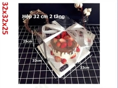 Hộp mica 32x32x25(10 bộ)