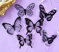 Set 6 Bướm Lụa_Đen
