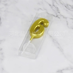 Nến số nhũ vàng/ Loại bé