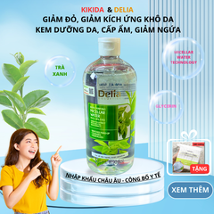 Nước Tẩy Trang Delia Trà Xanh – Kiểm Soát Dầu, Giảm Mụn Hiệu Quả Không Cồn, Không Kích Ứng