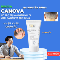Kem Bôi Canova Rivescal DS 50ml – Giảm Viêm Da Tiết Bã, Ngăn Ngừa Nấm Ngứa, Làm Dịu Da