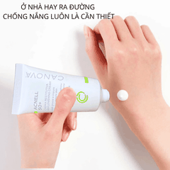 Kem Chống Nắng Ngừa Mụn CANOVA ACNELL SPF 50+ – Kiềm Dầu, Ngừa Mụn, Giảm Thâm, Không Nhờn Rít, Chính Hãng (50ml)