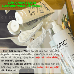 Nhũ tương bôi Latopic Probiotic Emollient Active Body Emulsion viêm da cơ địa chàm sữa, làm dịu da, giảm ngứa, giảm khô (250ml)
