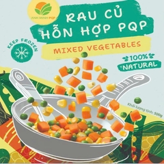 Rau củ hỗn hợp thái hạt lựu