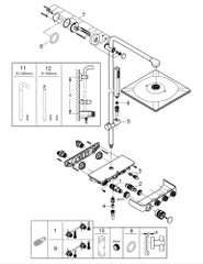 Sen cây Ổn nhiệt Grohe SmartControl Cube 26508000