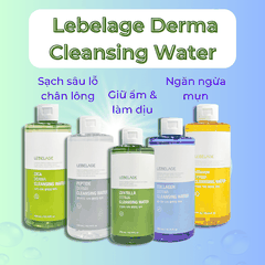 Nước tẩy trang Lebelage Derma Cleansing Water tẩy trang sạch sâu dịu nhẹ và dưỡng ẩm trắng da 300ml Hàn Quốc