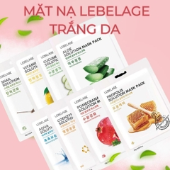 Mặt nạ Hàn Quốc Lebelage Solution Mask Pack 2.5g cấp ẩm trắng da chống lão hoá giảm mụn (HSD: 01/10/2025)