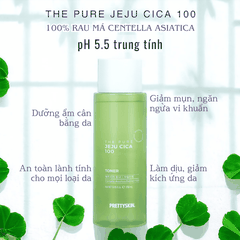 Toner rau má PrettySkin Jeju Centella nước hoa hồng Pretty Skin B5 Multi Hydra kiềm dầu giảm mụn cân bằng phục hồi