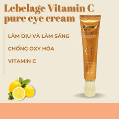 Kem mắt Lebelage Vitamin C Pure Eye Cream giảm thâm giảm vết nhăn vùng mắt bọng mắt hiệu quả 40ml Hàn Quốc