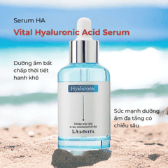Serum HA LaBonita Vital Hyaluronic Acid dưỡng trắng da cấp ẩm cải thiện độ đàn hồi 50ml Hàn Quốc chính hãng