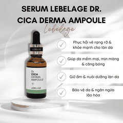 Serum Lebelage Dr. Vitamin C Derma Ampoule dưỡng da sáng mịn màng ngăn ngừa lão hóa 30ml Hàn Quốc chính hãng