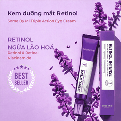 Kem mắt Some By Mi Retinol Intense Advanced Triple Action Eye Cream giảm thâm mắt dưỡng da mắt 30ml Hàn Quốc