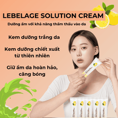 Kem dưỡng Lebelage Solution Vitamin White Tone Up Cream dưỡng trắng sáng da và cấp ẩm cho da 50ml Hàn Quốc