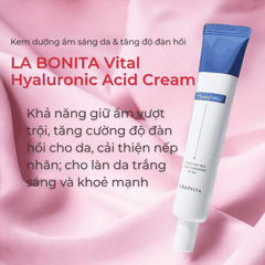 Kem dưỡng HA LaBonita Vital Hyaluronic Cream dưỡng ẩm phục hồi tái tạo tế bào da 50ml Hàn Quốc chính hãng