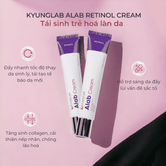 Kem retinol KyungLab alab retinol cream phục hồi da chống lão hoá tái sinh làn da trở lại 30ml Hàn Quốc