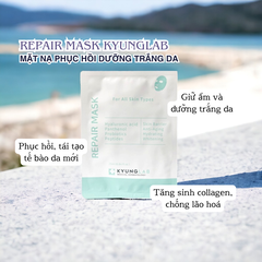 Mặt nạ KyungLab Repair và Retinol Peptide Mask cấp ẩm mờ thâm dưỡng trắng phục hồi và tái tạo da 25ml