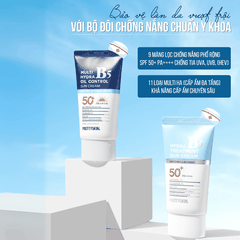 Kem chống nắng nâng tone Prettyskin Multi Hydra B5 Treatment Sun Cream dành cho da dầu mụn SPF50+ 50ml